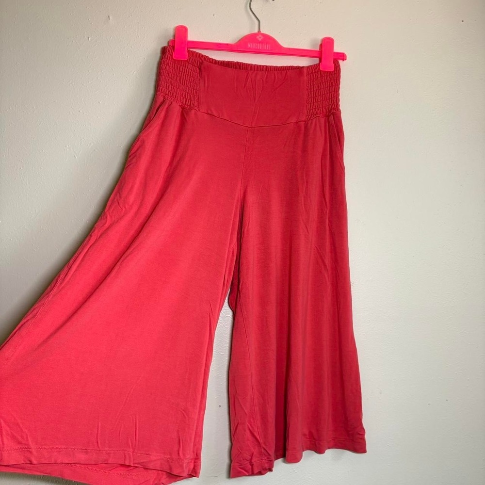 Vintage Y2K Torrid Extra Wide Leg Gauchos Stretch Corral Capri Flowy